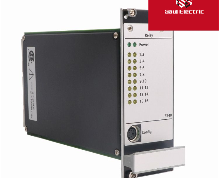 艾默生 A6740 9199-00035 16-Kanal Relaiskarte (12 TE) 1C31181G01