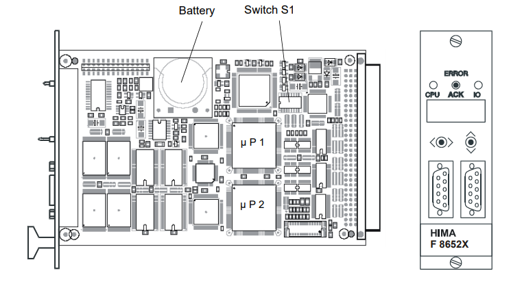 HIMA中央模塊F8652X DCS系統(tǒng)模塊、卡