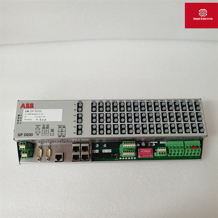 ABB GFD233A103 3BHE022294R0103 靜態(tài)勵磁控制器