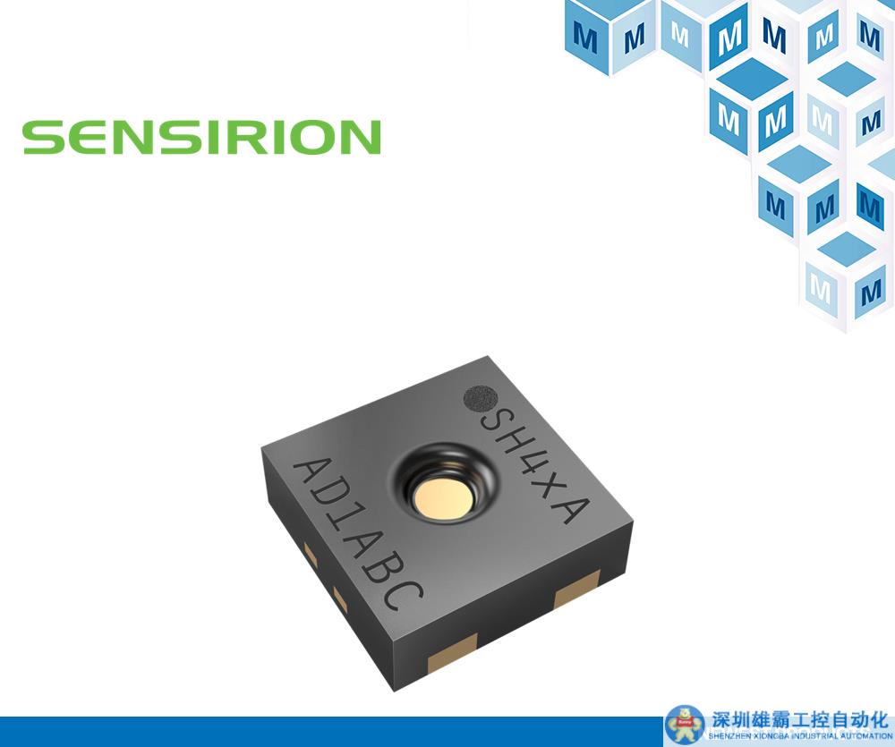 貿(mào)澤電子開售新款Sensirion SHT4xA車用相對(duì)濕度/溫度傳感器
