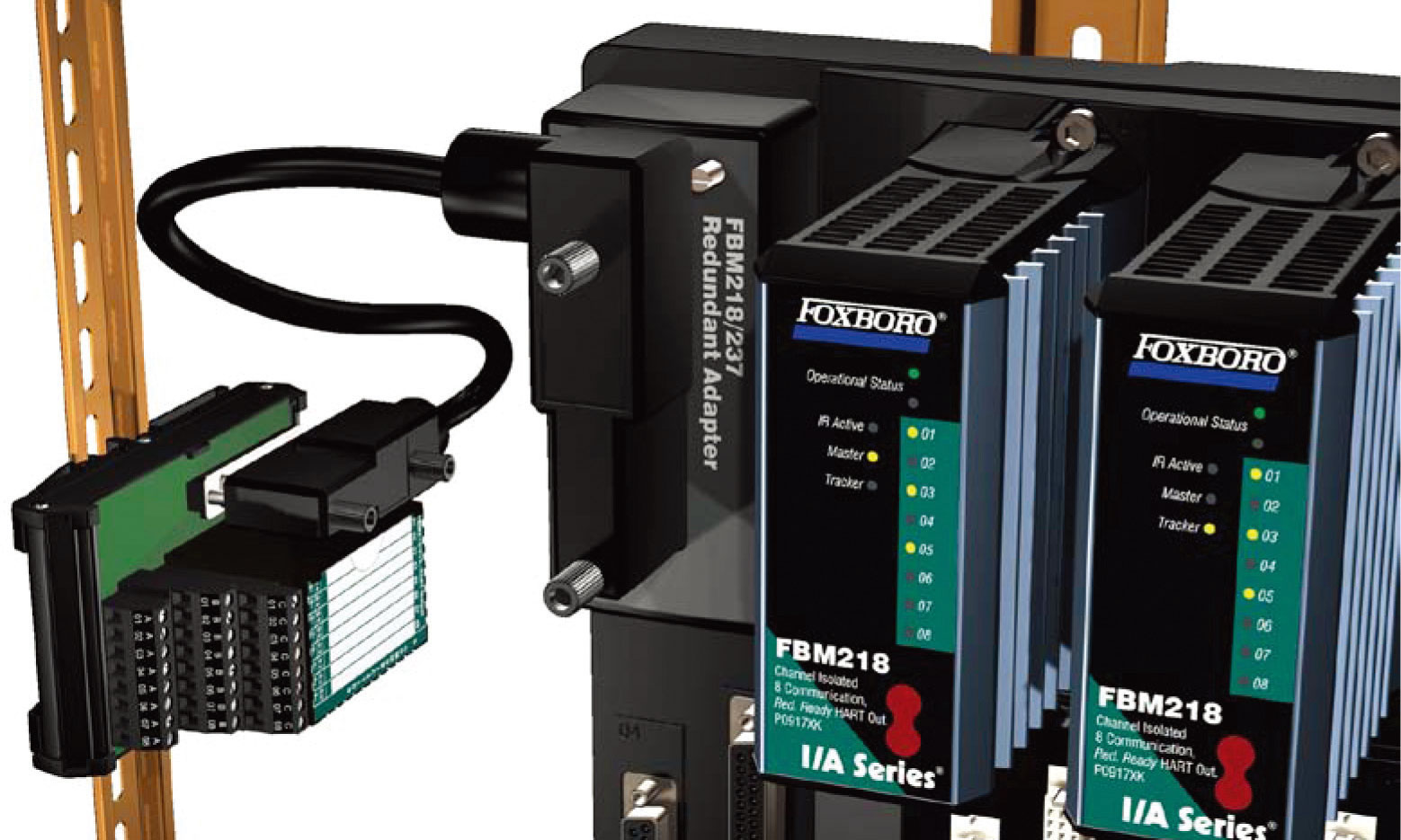 FOXBORO H90QHE013N0 美國(guó)工作站主機(jī)安全柵雙回路溫度變送器