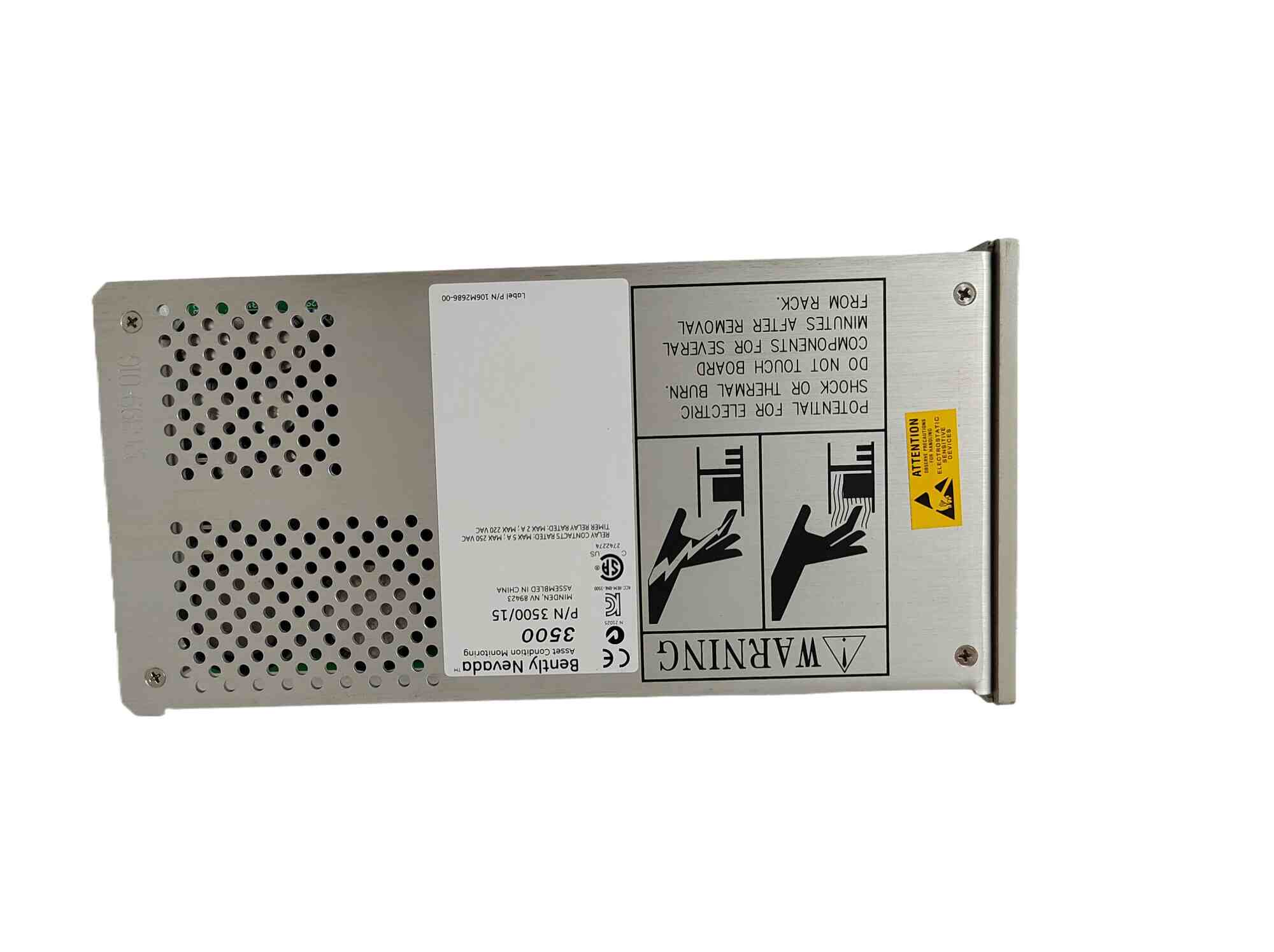 本特利 3500/15E  164949-01交流/直流電源模塊