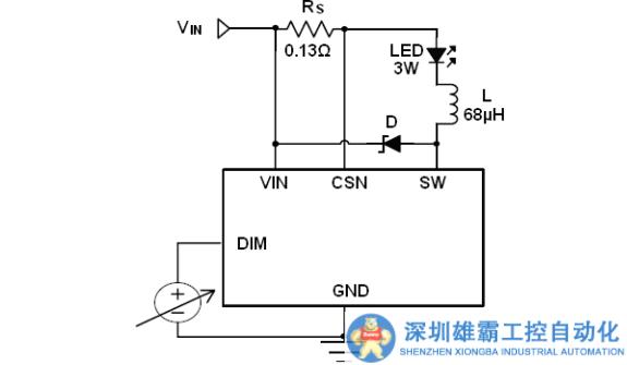 世微 60V高端電流采樣降壓恒流驅動IC LED電源驅動器AP51656