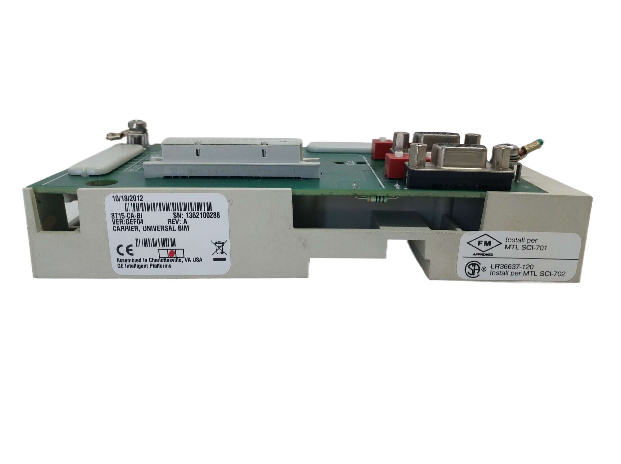 MTL 8715-CA-BI  通訊接口