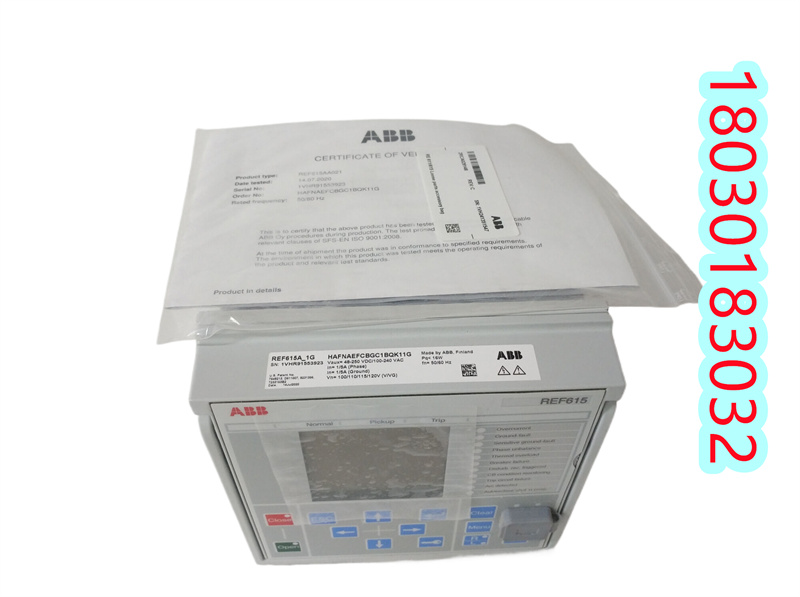 ABB  REF615E_D 繼電保護(hù)器全新現(xiàn)貨