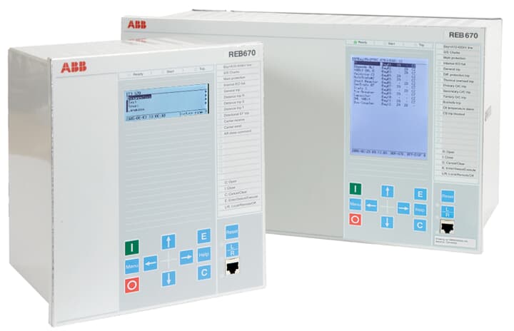 ABB REB670母線差動保護裝置，主要用于保護高壓和低壓母線