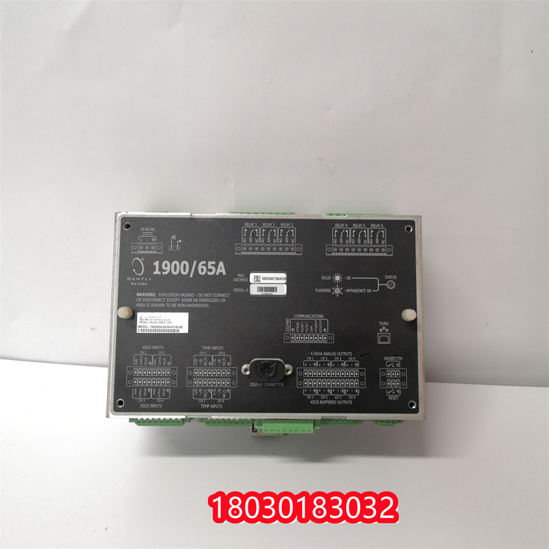 BENTLY本特利1900/65A 風(fēng)機(jī)振動監(jiān)測器