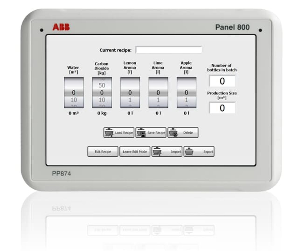 pp847 3BSE069271R1 工業(yè)觸摸操作屏